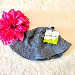 jumping beans sunhat hat beach baby blue NWT